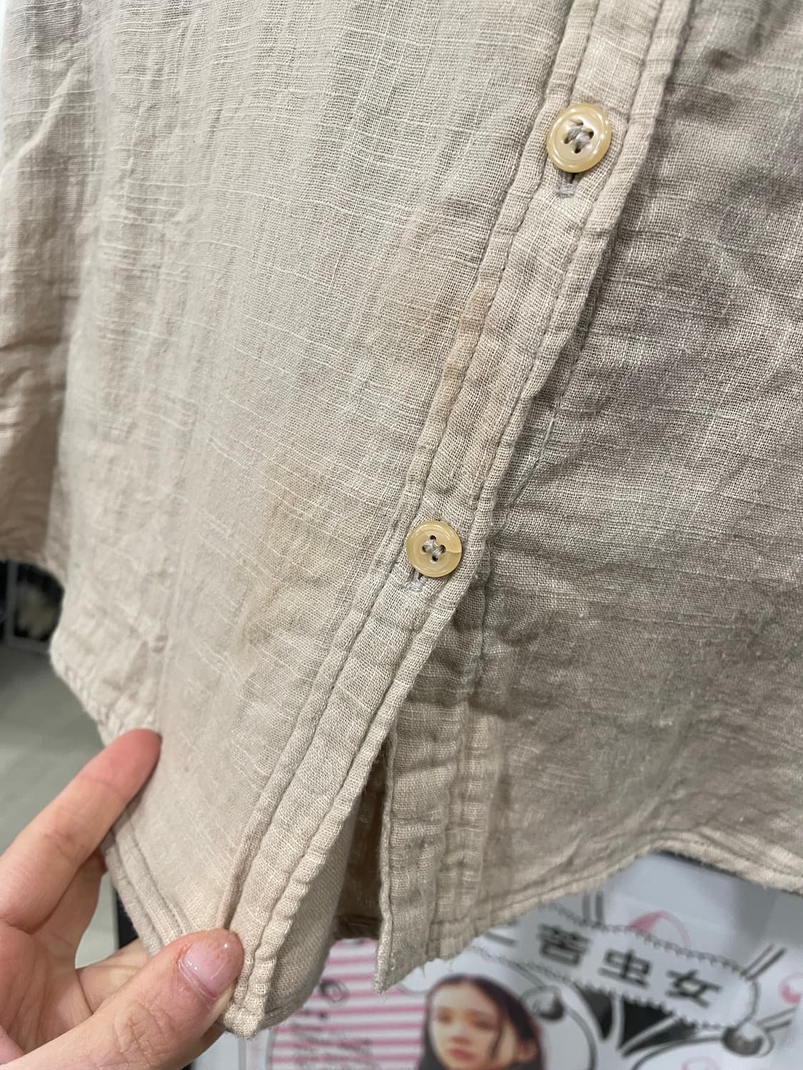 organic begie shirt 상품이미지8