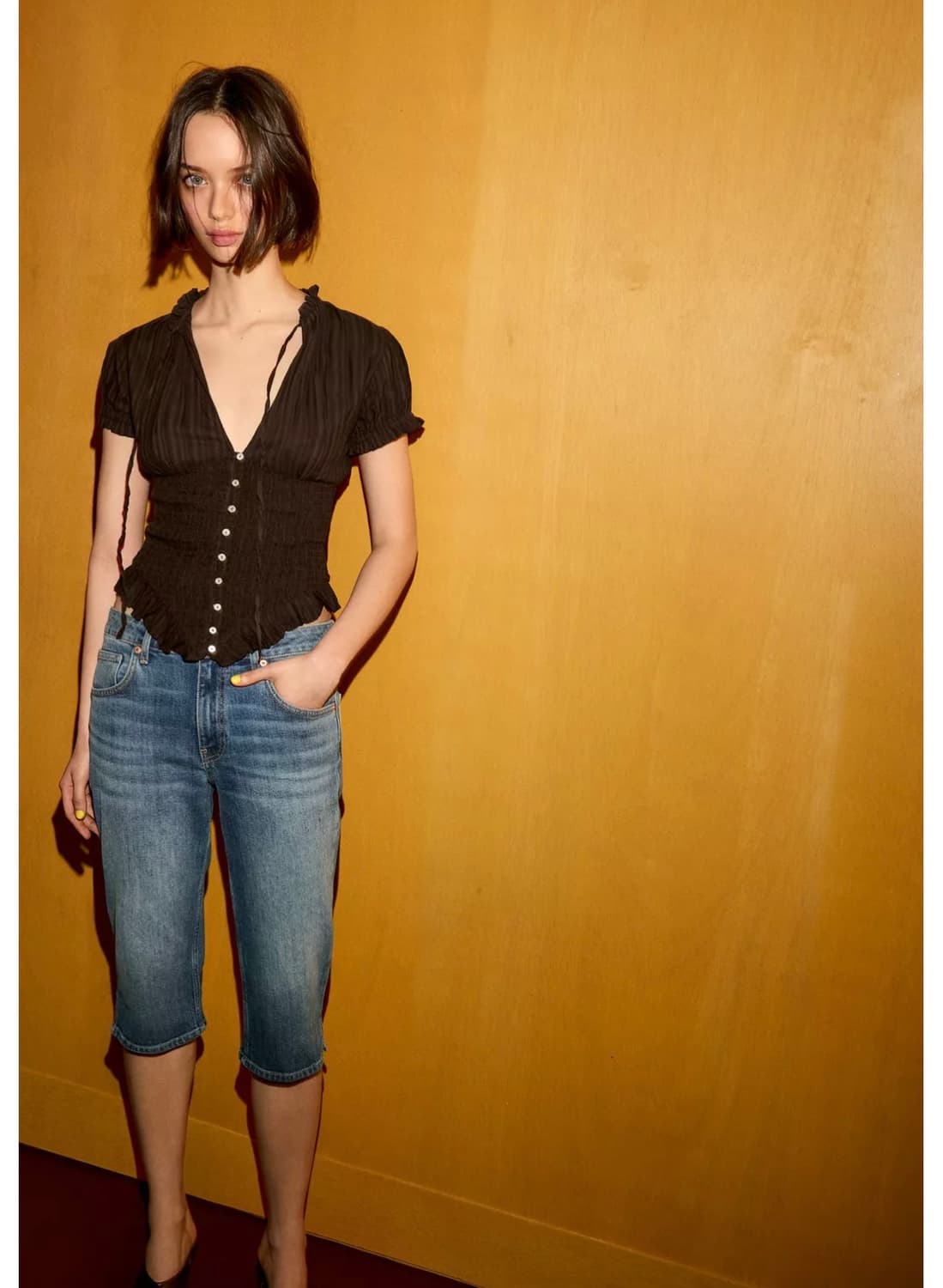 자라 리본 스트럭처 탑  상품이미지3