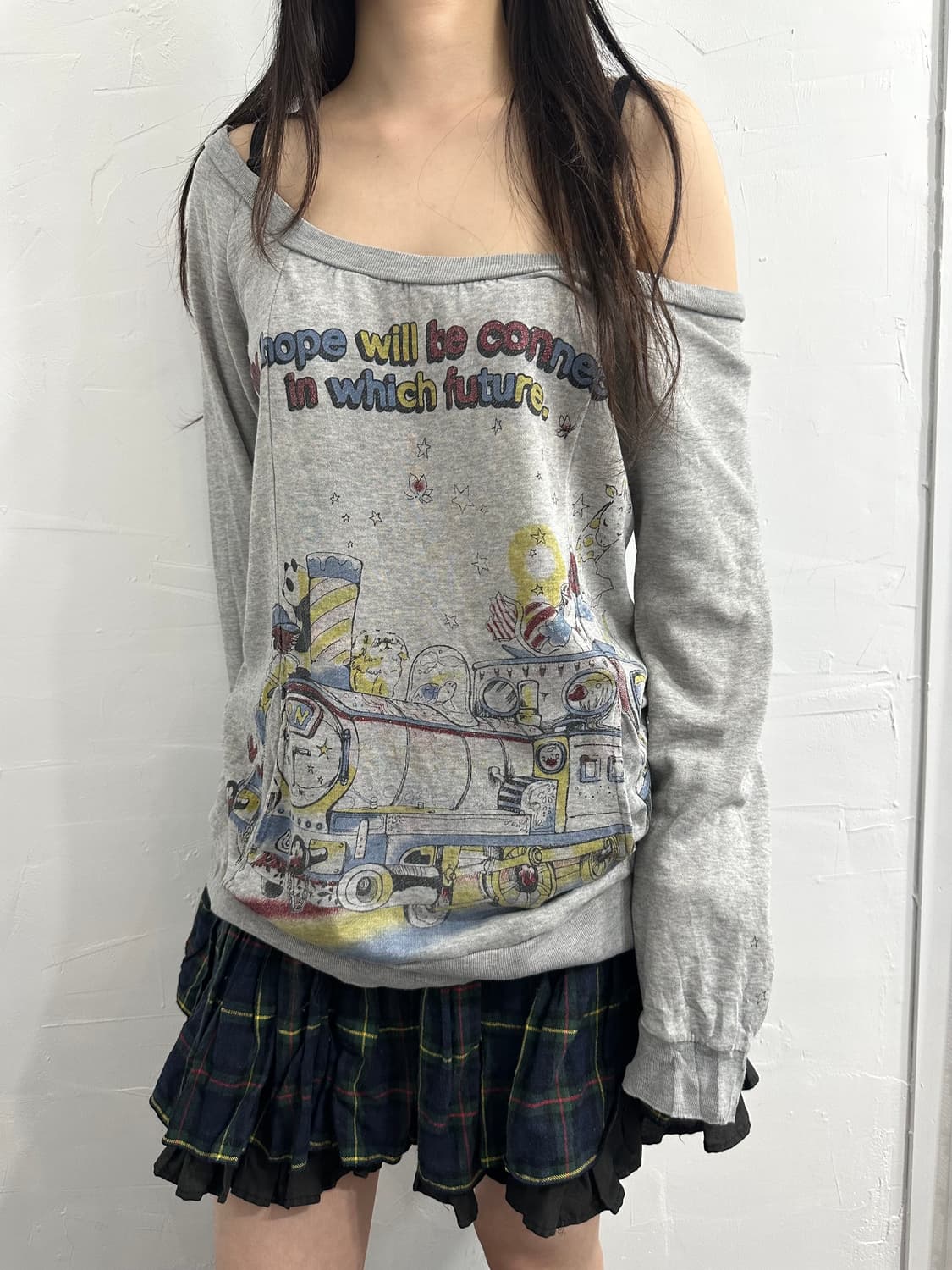 pavonine printing top 상품이미지1