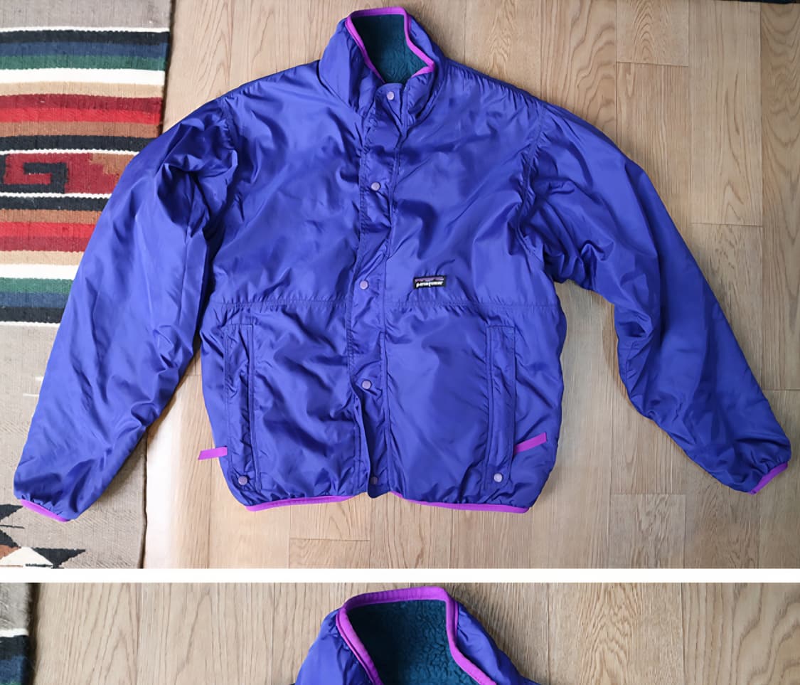 미국메이드 90S 파타고니아 리버시블  빈티지 후리스 상품이미지1