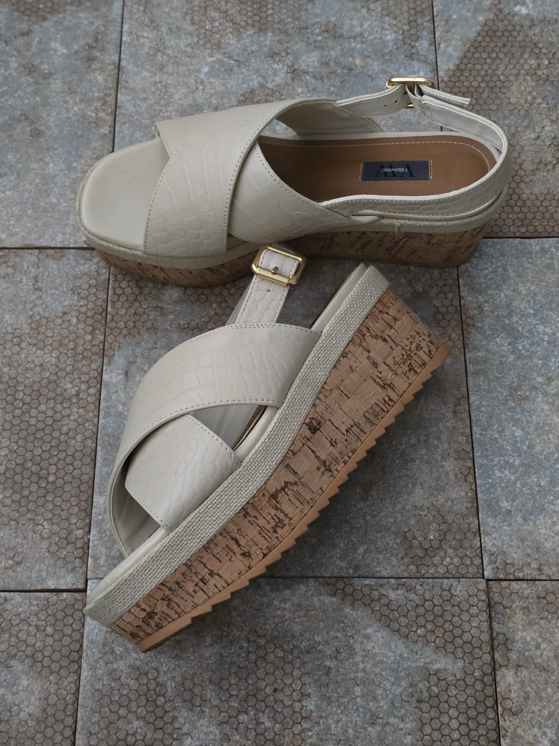 (230)베라왕 플랫폼 웨지 샌들 상품이미지3