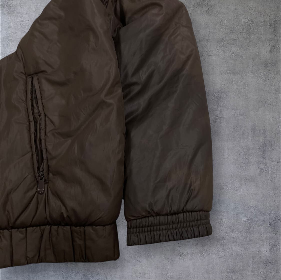 나이키 00s 브라운 배색 숏 패딩 상품이미지4