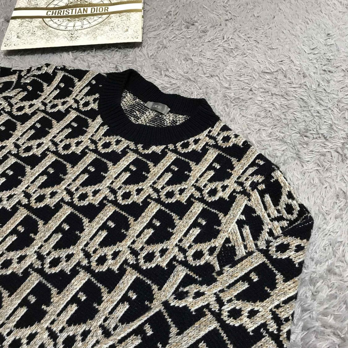 {클로젯}[L]디올 오블리크 자카드 니트 상품이미지2