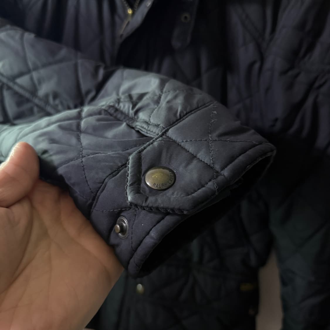 폴로 랄프로렌 코듀로이 퀄팅 점퍼 S (여성 55정도) 상품이미지4