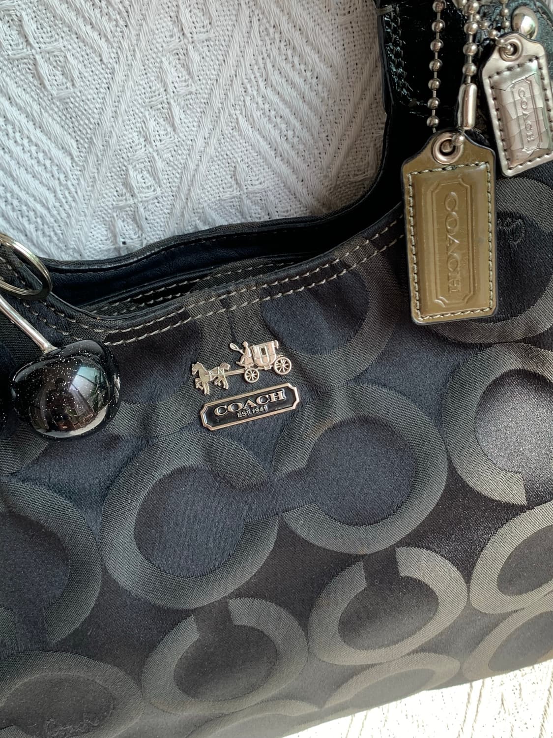 🖤 Coach 올블랙 숄더백 상품이미지3