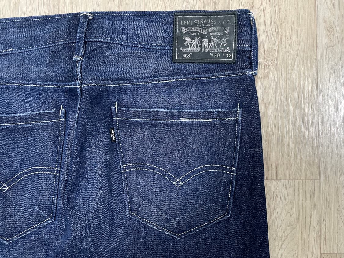 31) 리바이스 매장판 508 일자핏 진청워싱 데님팬츠(LVC&폴로) 상품이미지8