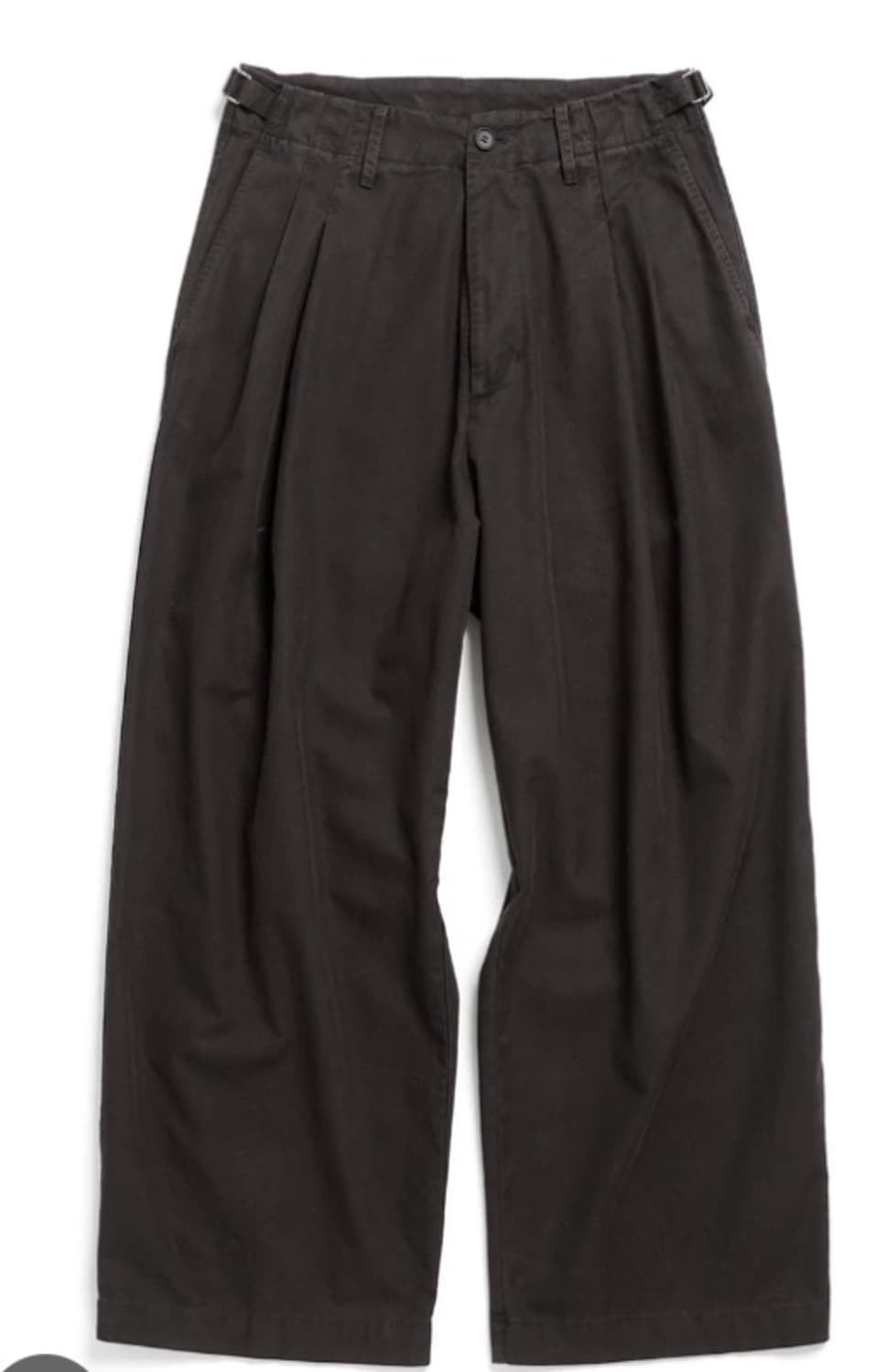 [3] 해칭룸 와이드 trousers dyed purple brown 상품이미지1