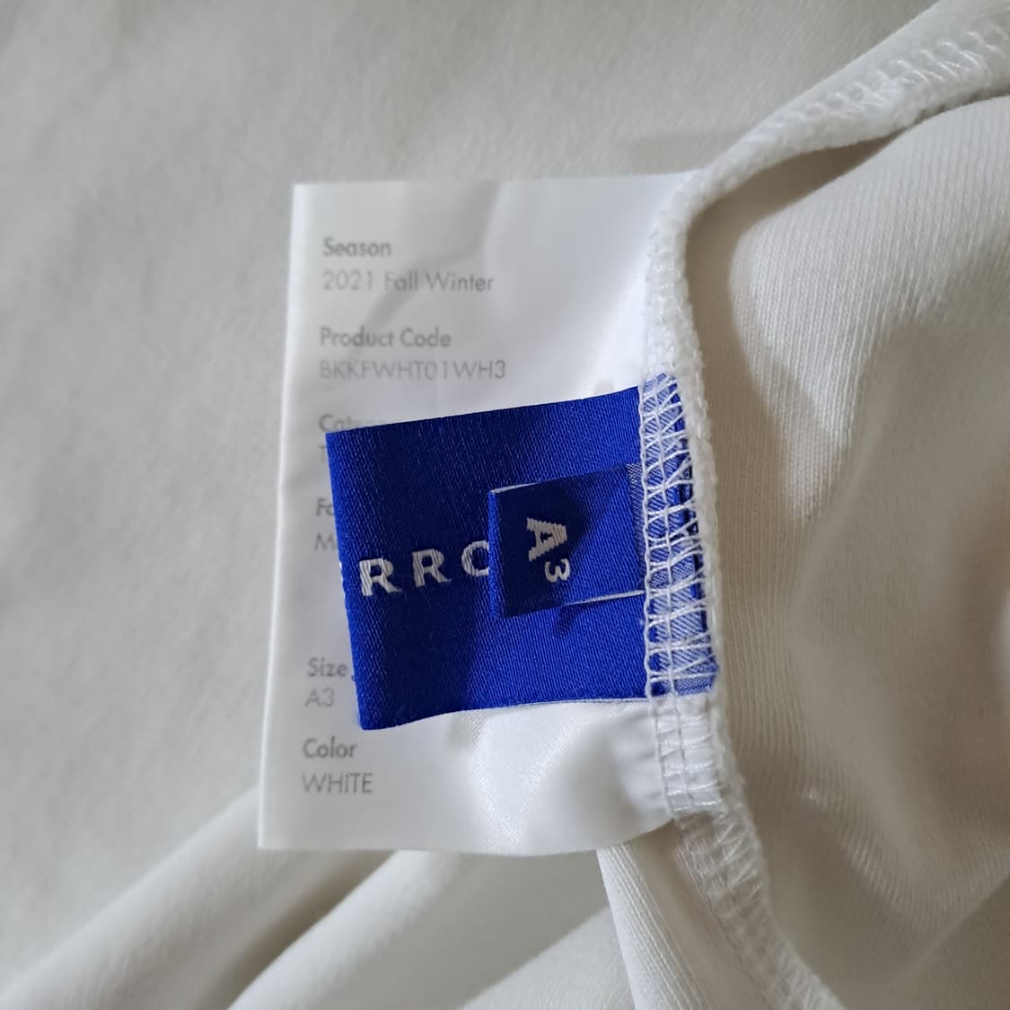 (택포) 아더에러 메종키츠네 폭스 티쳐스 반팔 화이트 A3 B547 상품이미지8