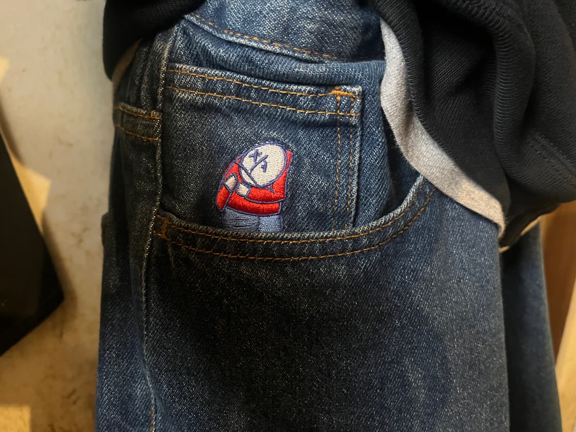 폴라스케이트 빅보이팬츠 다크블루 M 구버전 상품이미지1