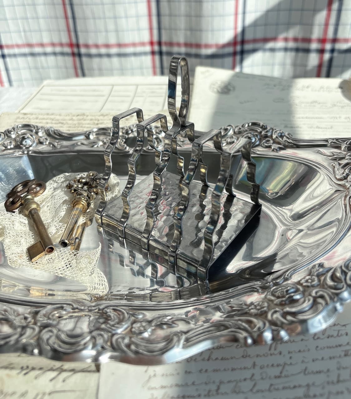 영국 Olde Hall 스텐 hammered 토스트랙 상품이미지2