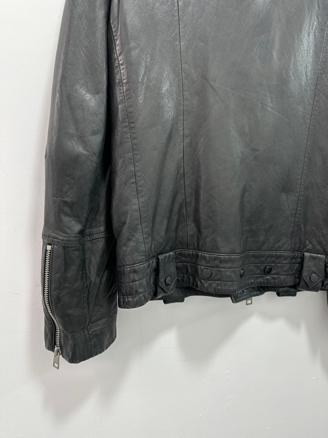 All Saints sheepskin motor leather jk 상품이미지10