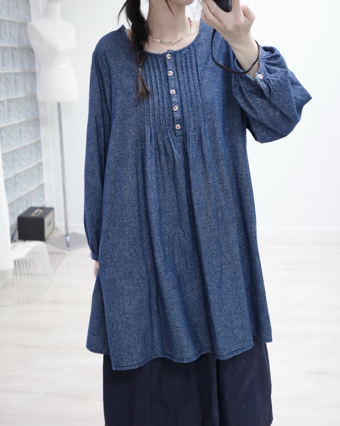  Noannu denim cotton One-piece 상품이미지6