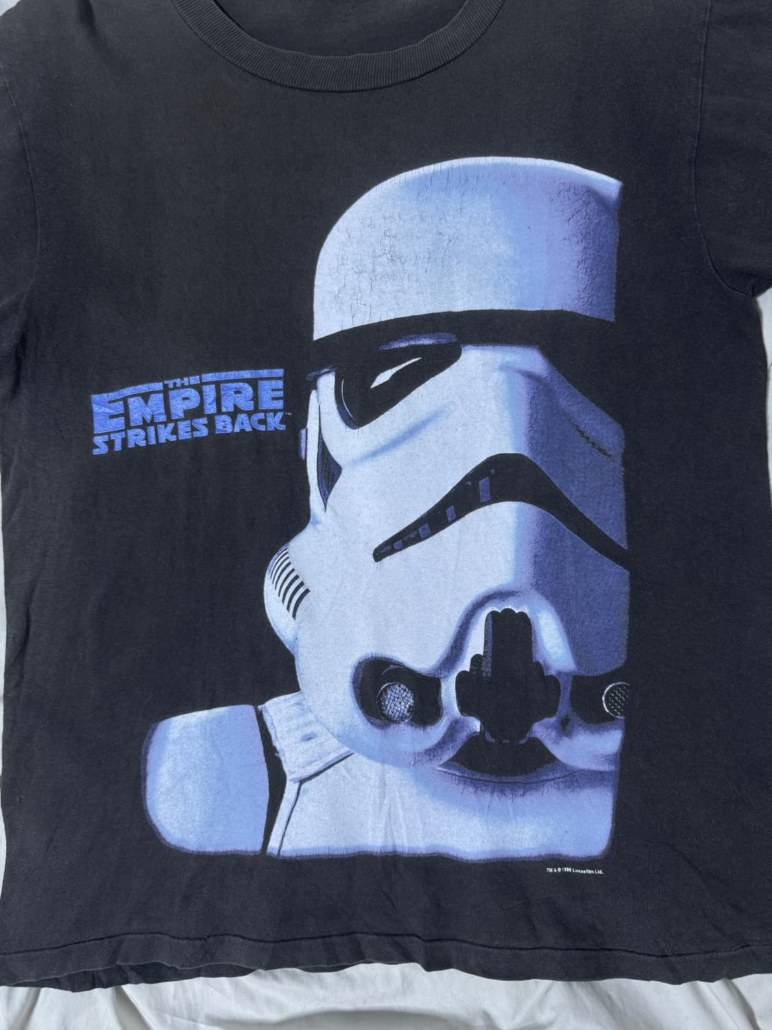 90s usa 스타워즈 제국의 역습 스톰 트루퍼 그래픽 티셔츠 상품이미지3