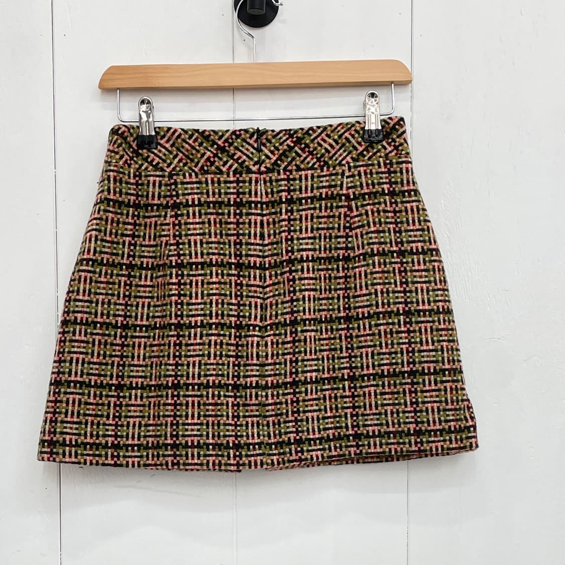 씨바이끌로에 울 체크 마이크로 미니 스커트 상품이미지7