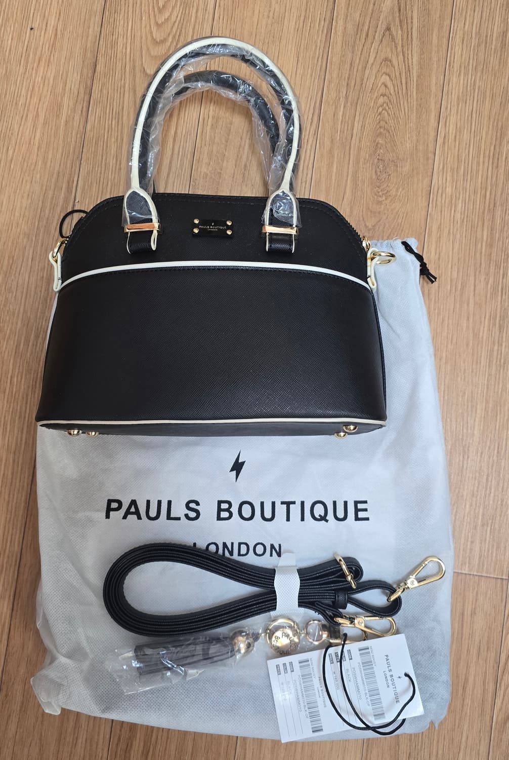 폴스부띠끄 블랙 토트백 상품이미지1