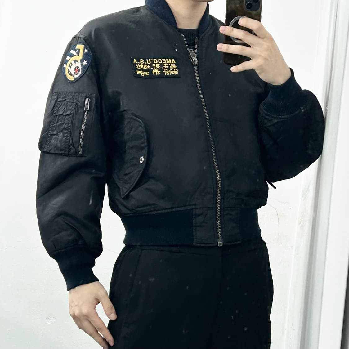 Ameco 아메코 플라이트 MA-1 자켓 상품이미지3