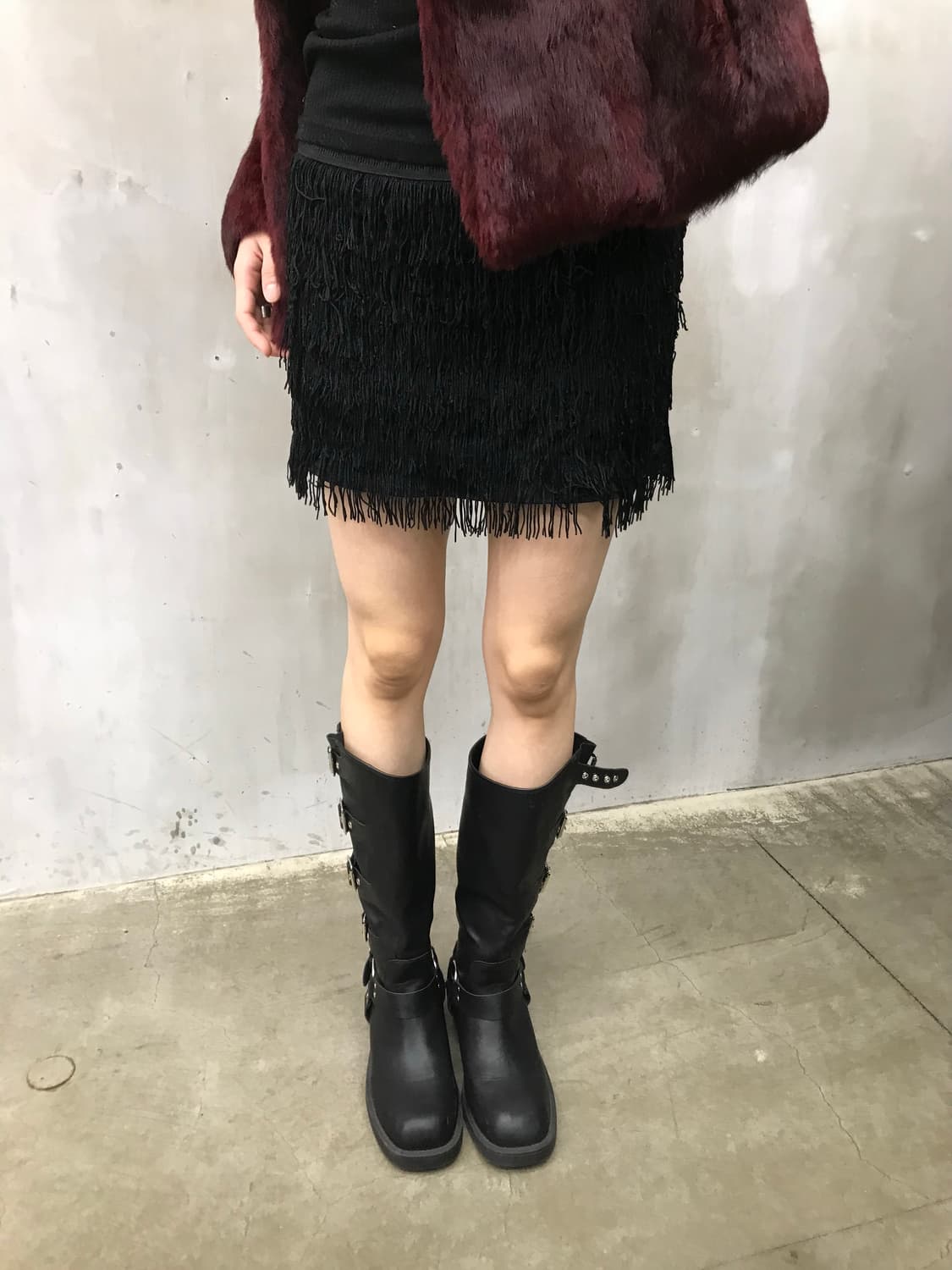 Fringe banding skirt pants 상품이미지3