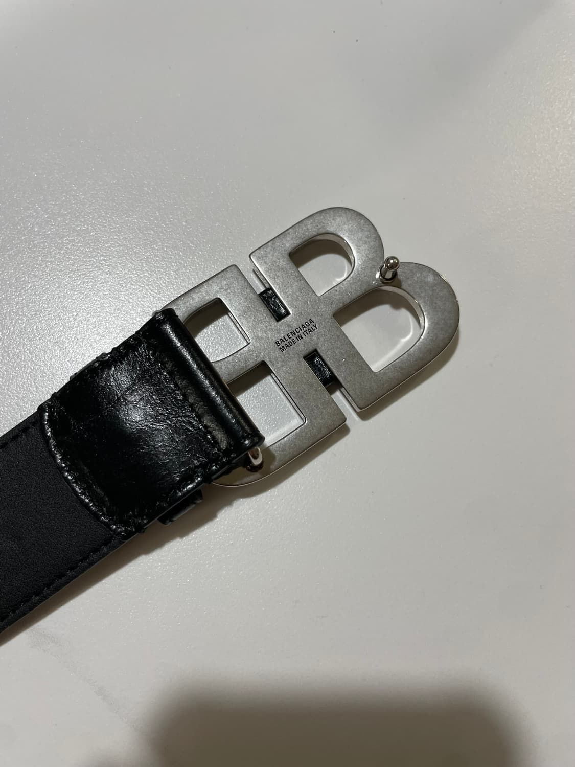 (90) 발렌시아가 남성 모나코 벨트 블랙 상품이미지3