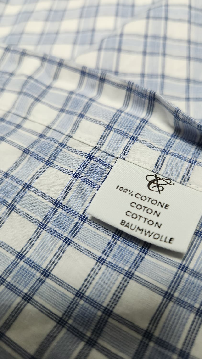 Canali 남성 체크 셔츠105 상품이미지3