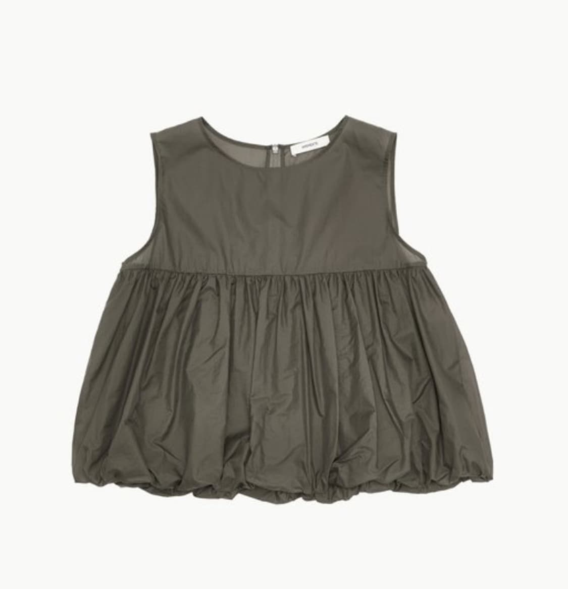 아모멘토 볼륨 슬리브리스 탑 상품이미지1