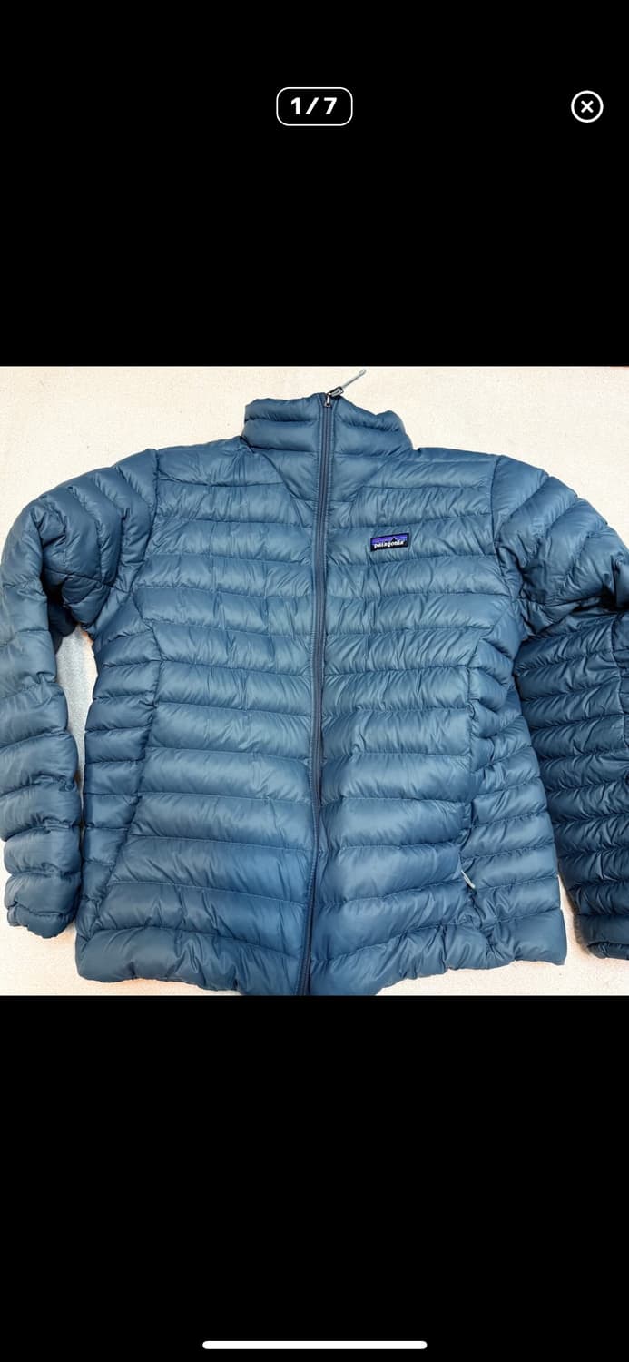 파타고니아 다운스웨터 논후디 누보그린 23fw 알프 피츠로이 빈티지 상품이미지1