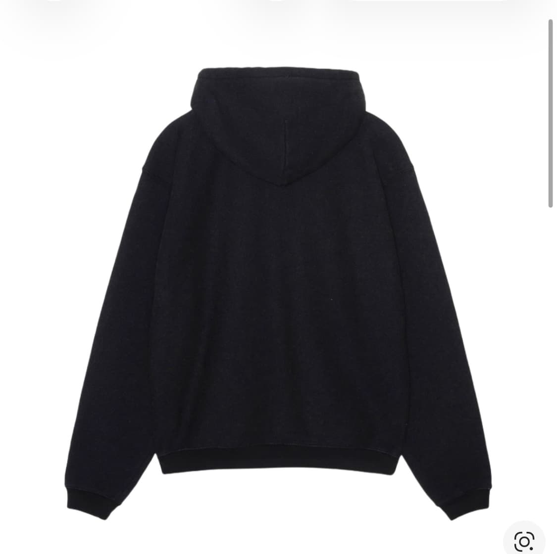 스투시 스포츠 후드집업 워시드 블랙 상품이미지8