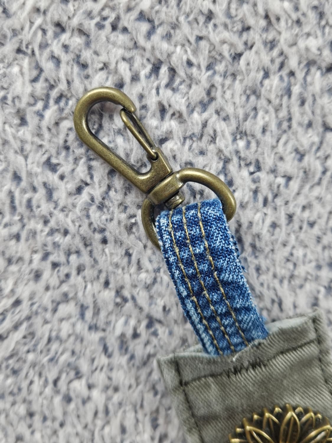 칼하트 버튼 핸드메이드 커스텀 카라비너 키링 ( OS ) / 10886 상품이미지4