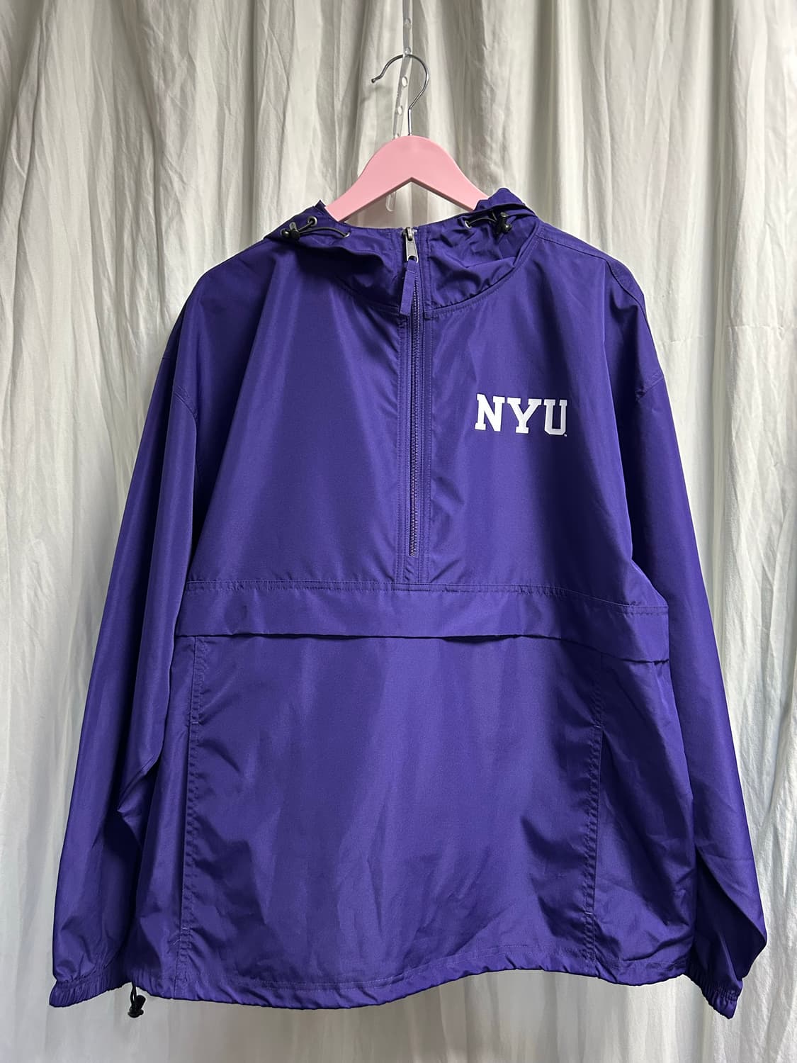 Champion NYU(뉴욕대) 공식 굿즈 챔피온 나일론 아노락  상품이미지1