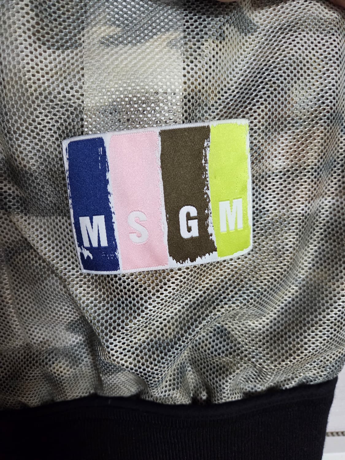 MSGM 카모 패턴 봄버 자켓 상품이미지3