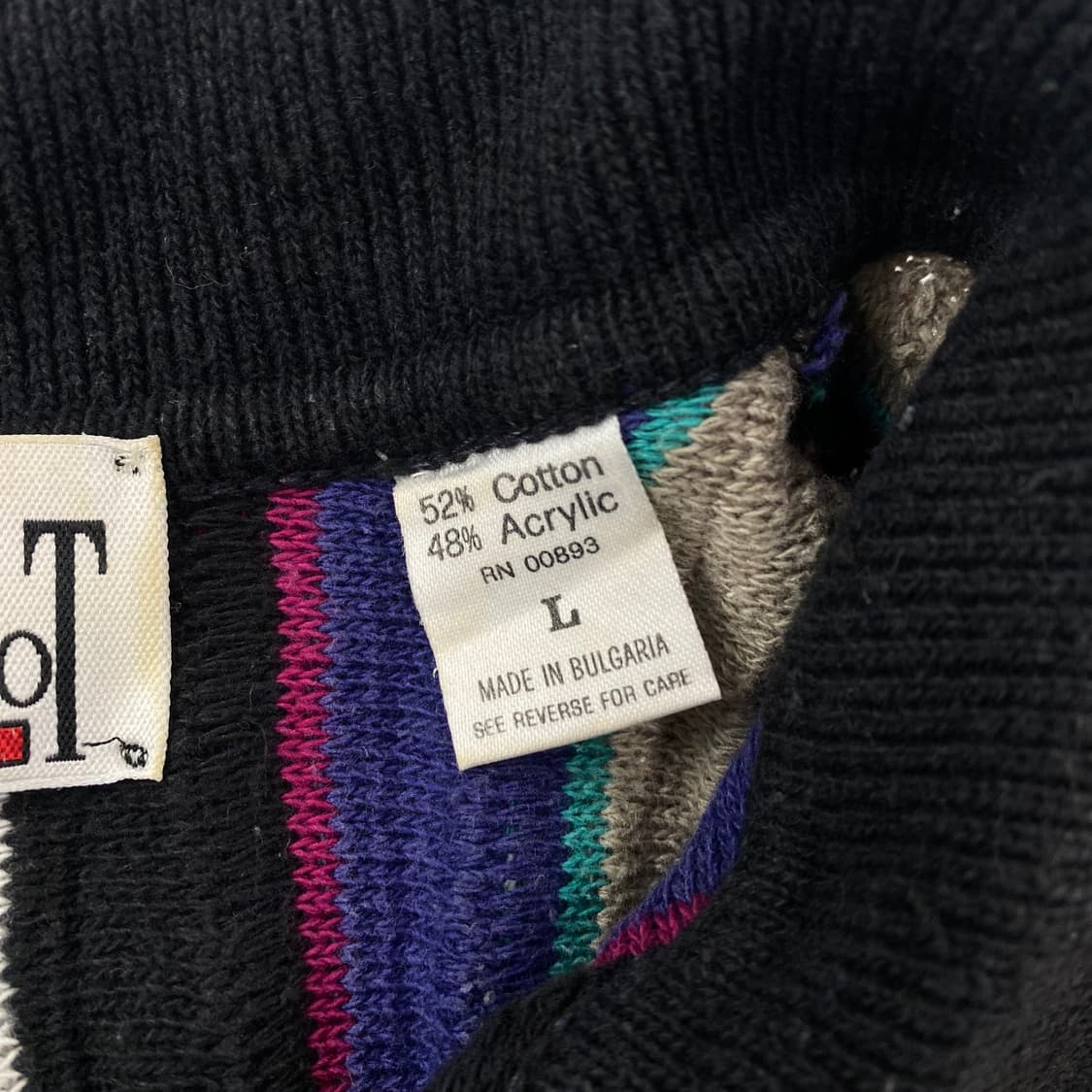 VTG 코튼 케이블 카라 니트 (100) 상품이미지7