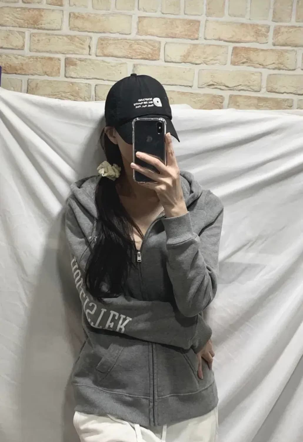 홀리스터 후드집업 ,그레이,M 상품이미지6