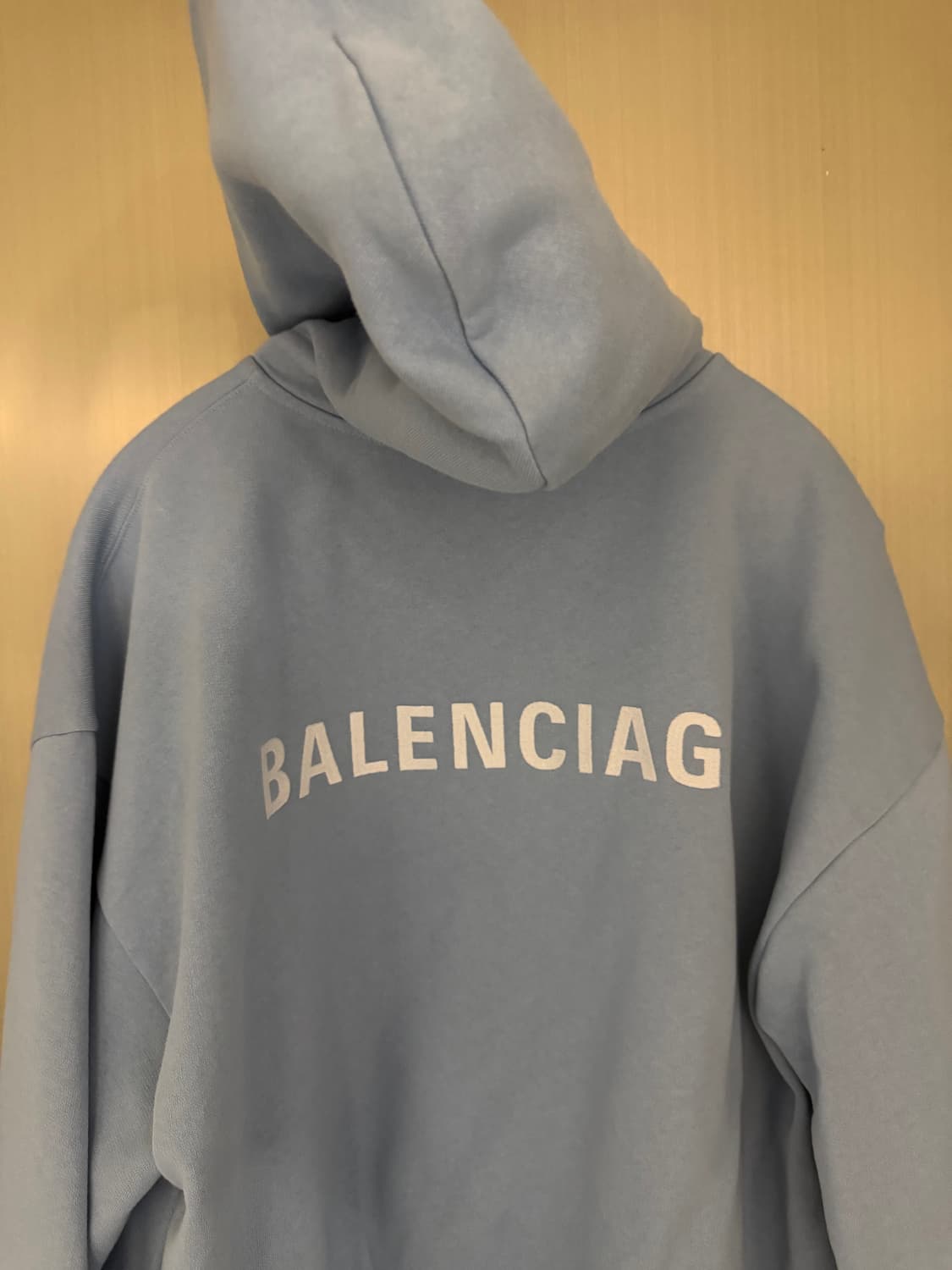 발렌시아가 블루 지퍼 후드티 상품이미지3