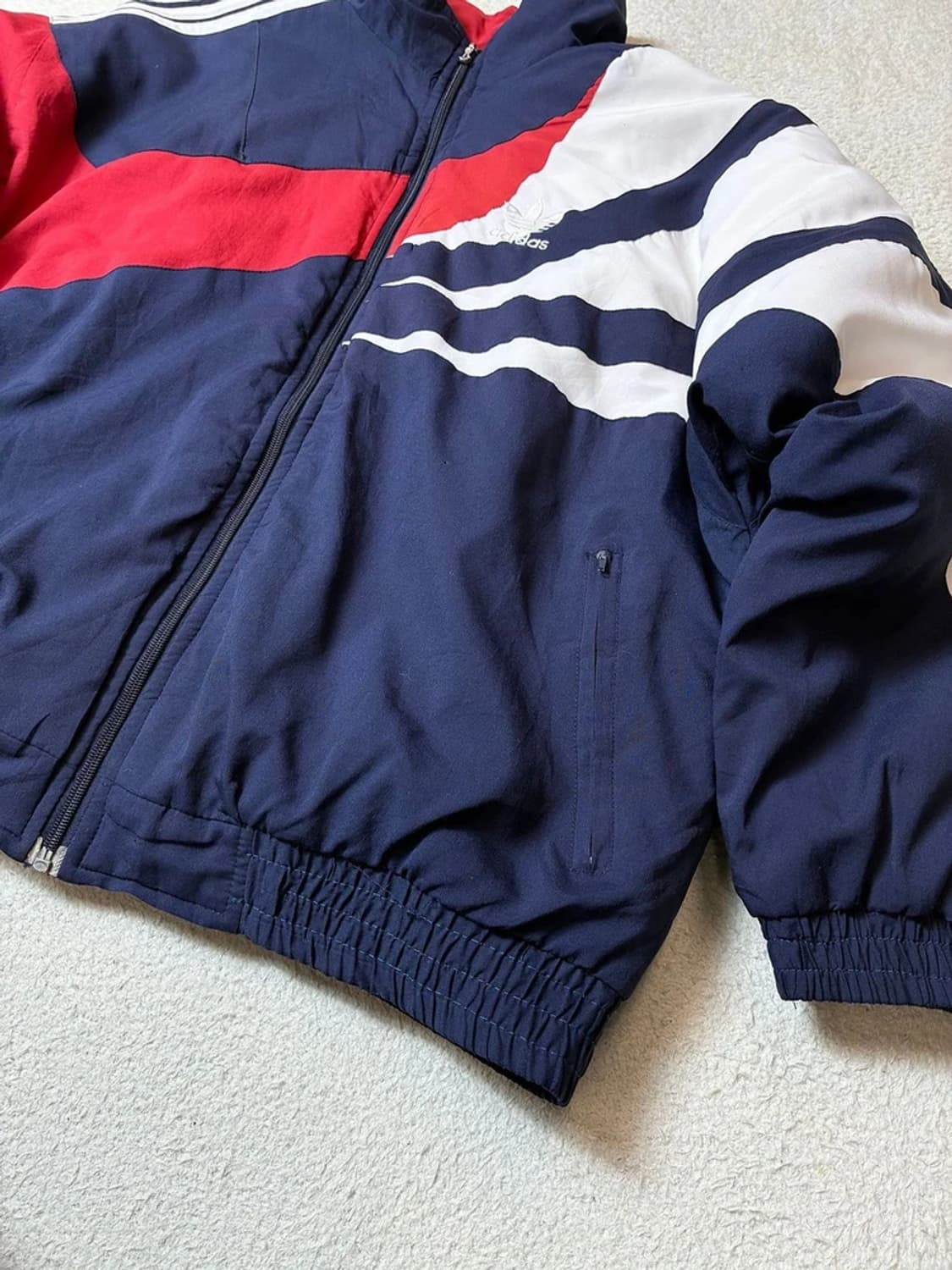 아디다스 90's 올드스쿨 배색 바람막이 자켓 PN6737 상품이미지7