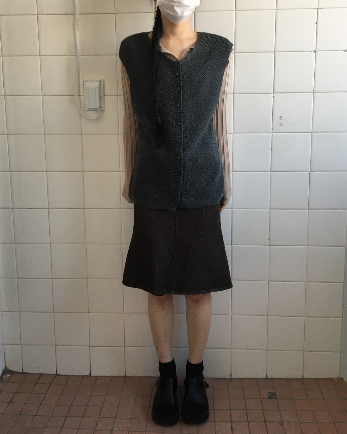 Knit vest 상품이미지1