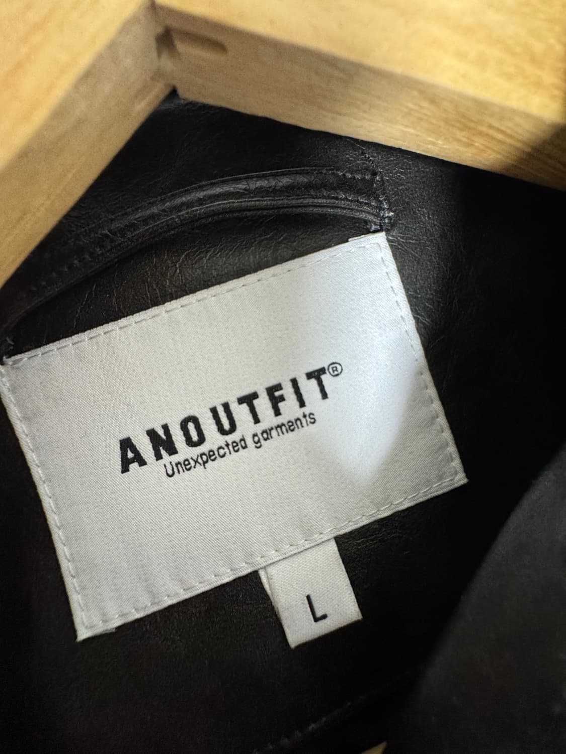 국내브랜드 언아웃핏 가죽자켓 상품이미지3