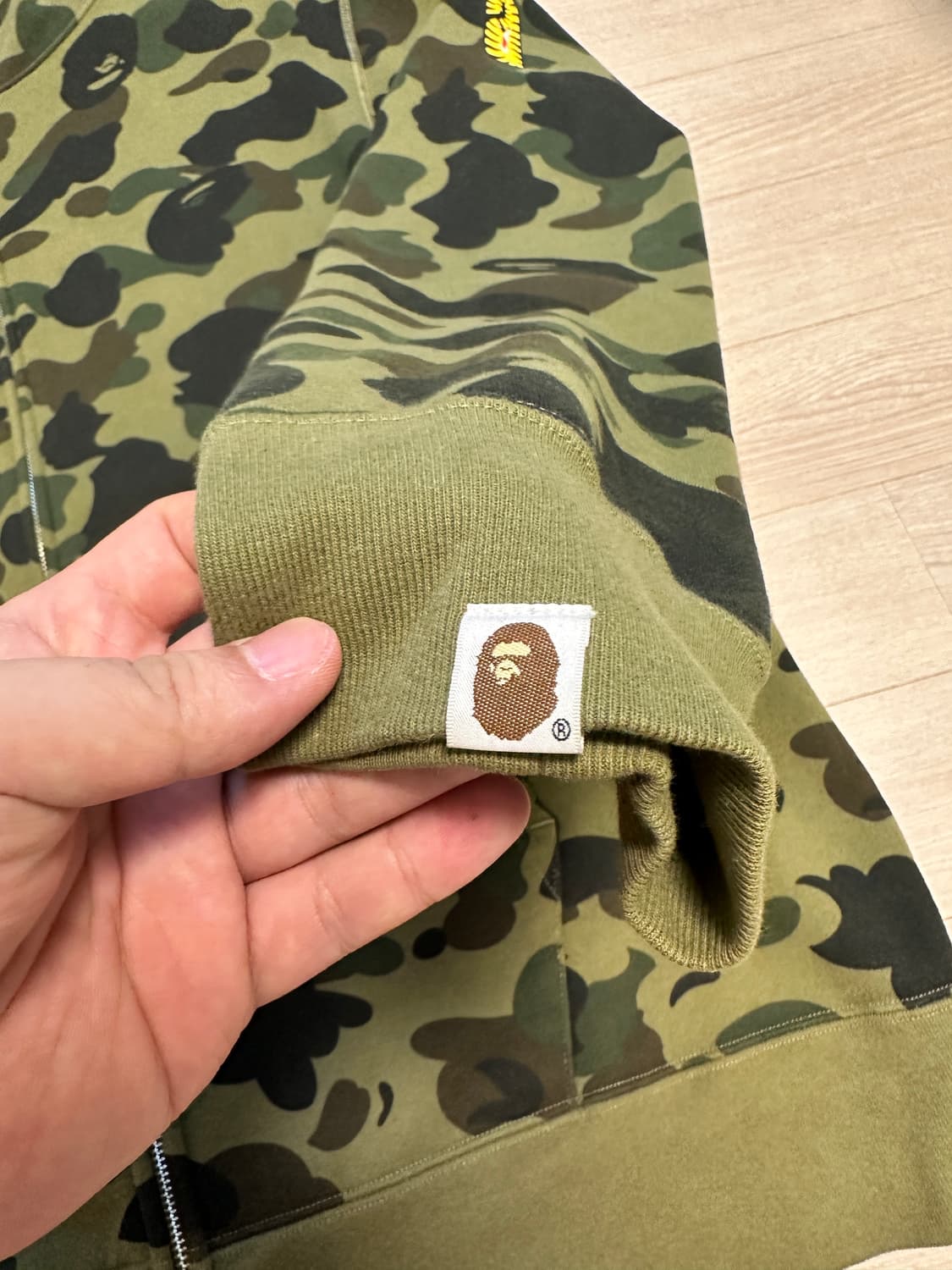 3XL) 베이프 PONR 1st Camo 녹계 상품이미지5
