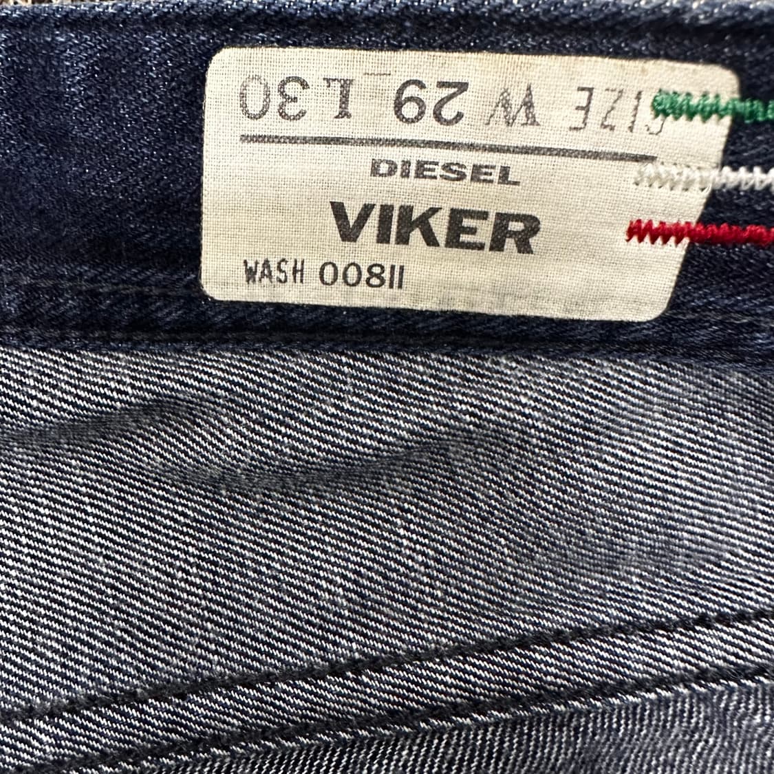 Diesel 디젤 VIKER 데님 청바지 팬츠 29인치 상품이미지5