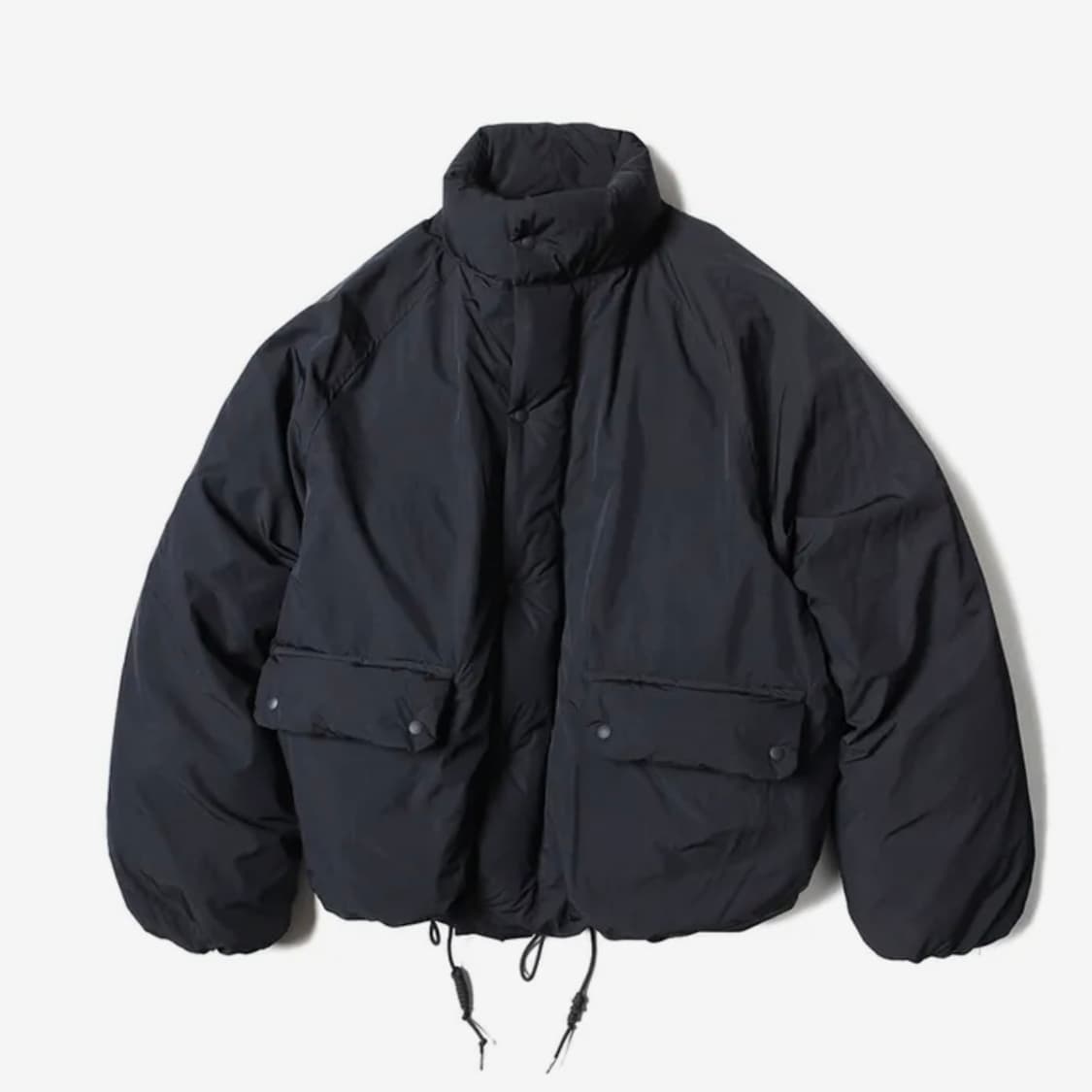 [택포](L)토마스모어 시티 숏 다운 패딩 네이비 상품이미지2