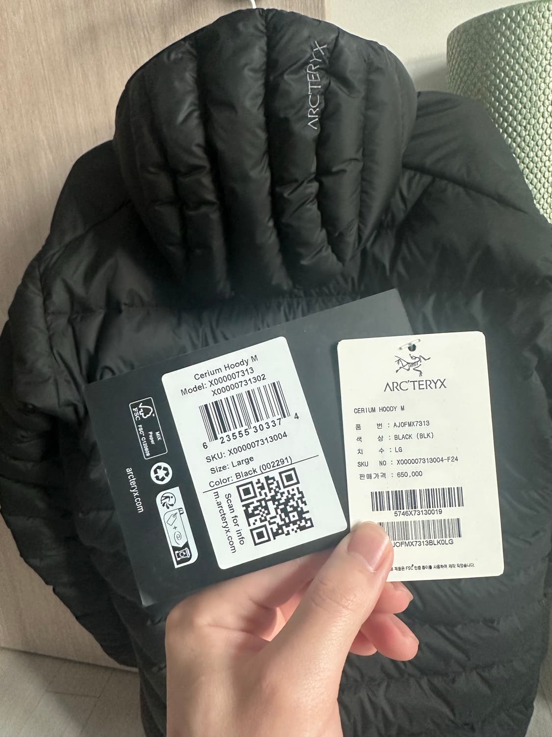 아크테릭스 세륨 25FW 후디 라지 상품이미지10