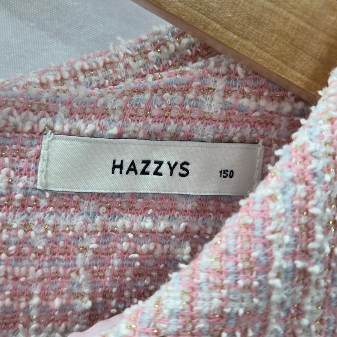 헤지스 여아 트위드 원피스 150/13  상품이미지3