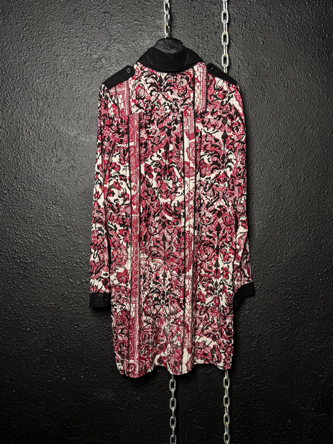 Damask Pattern Long Shirt 상품이미지10