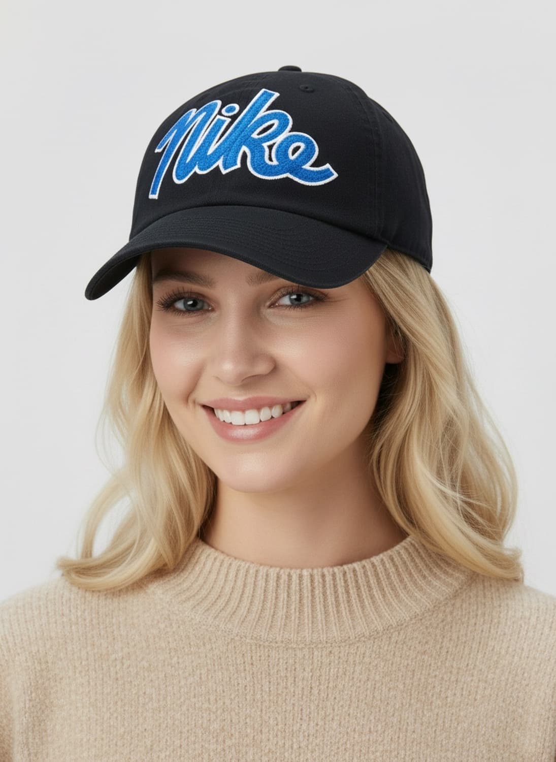 NIKE 나이키 빈티지 초레어 헤리티지86 블루 레터링 자수 볼캡 모자 상품이미지7
