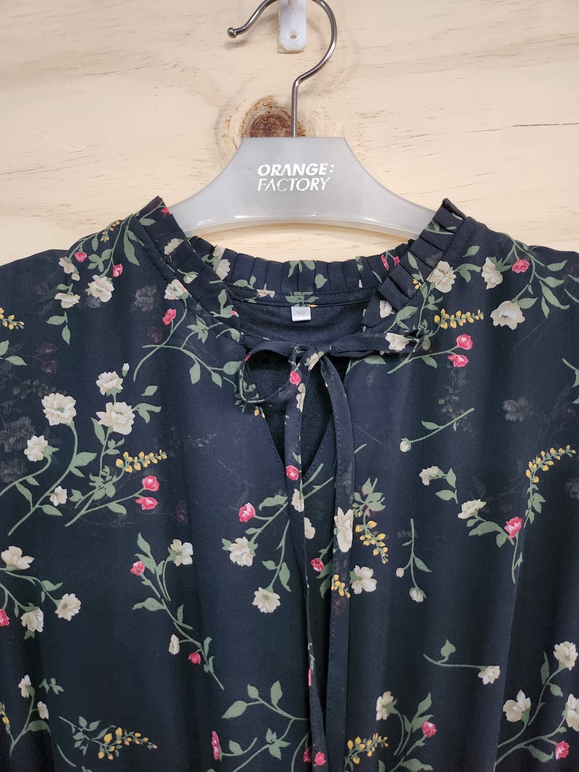 167) 플라워 쉬폰 롱 원피스 상품이미지3