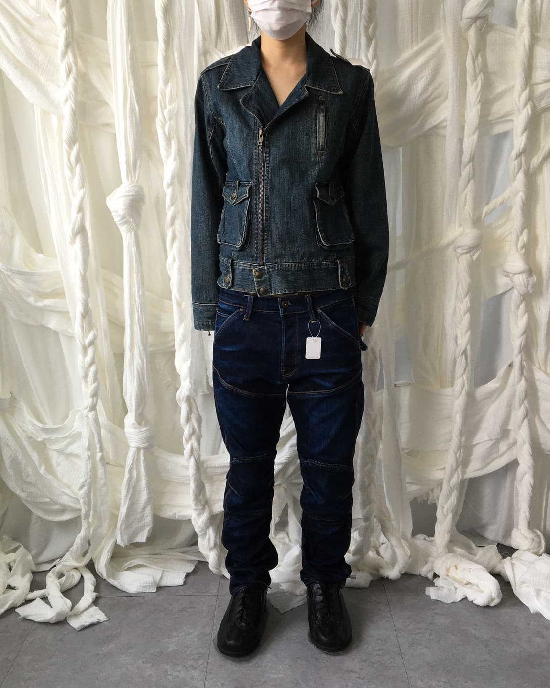 Denim rider jacket 상품이미지1