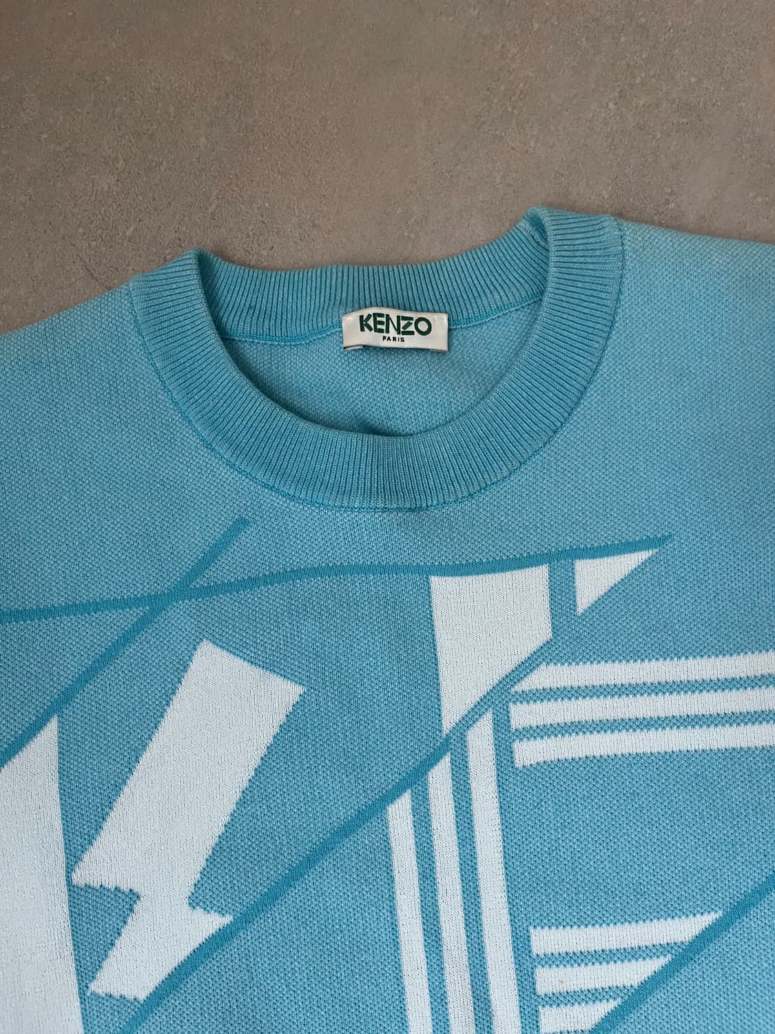 겐조 하늘색 니트 상품이미지3