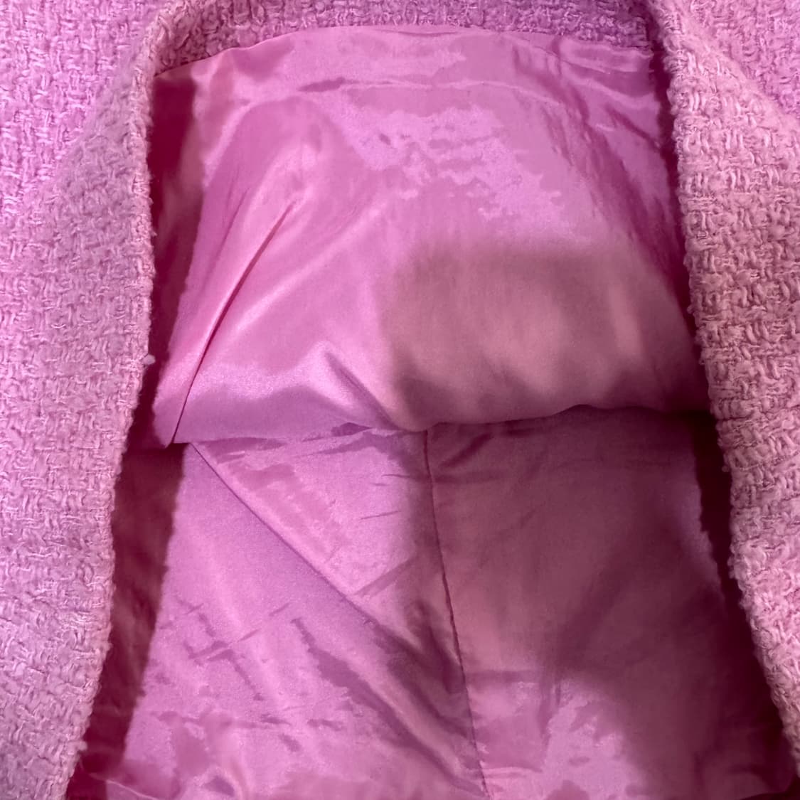 더름 핑크 트위드 스커트 상품이미지5