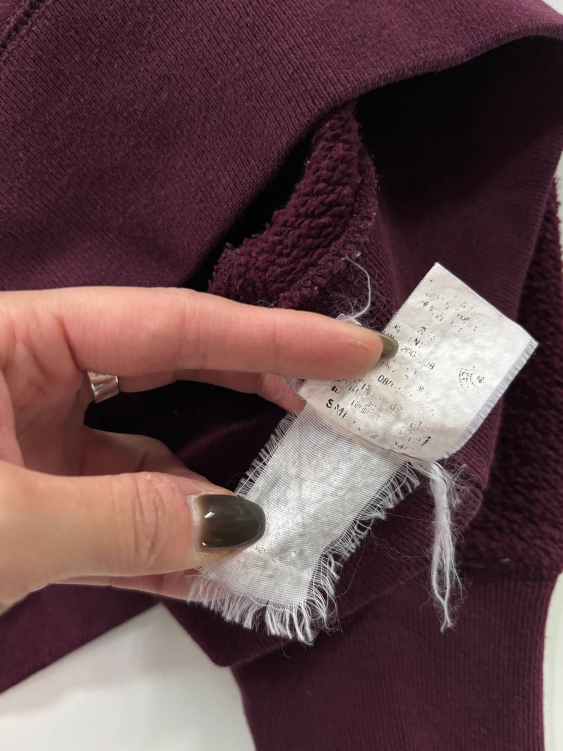 Polo 폴로 랄프로렌 버건디컬러 스웻셔츠 상품이미지7