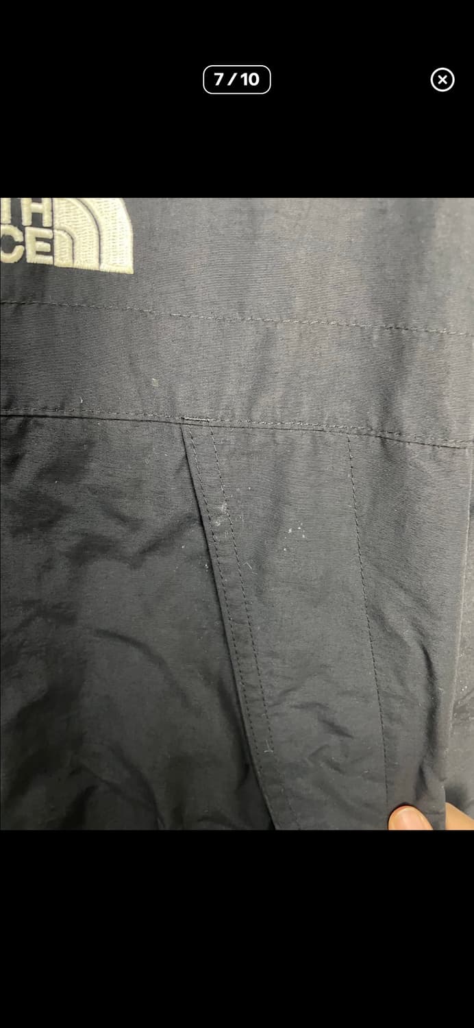 노스페이스 사이드포켓 블랙 바람막이자켓  A3807 상품이미지7