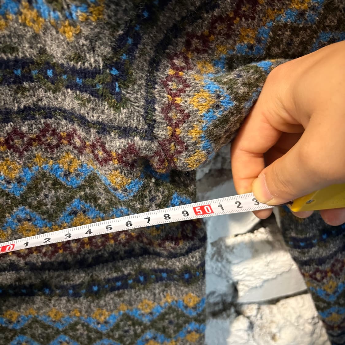 타미힐피거 엘보패치 노르딕 패턴니트 상품이미지6