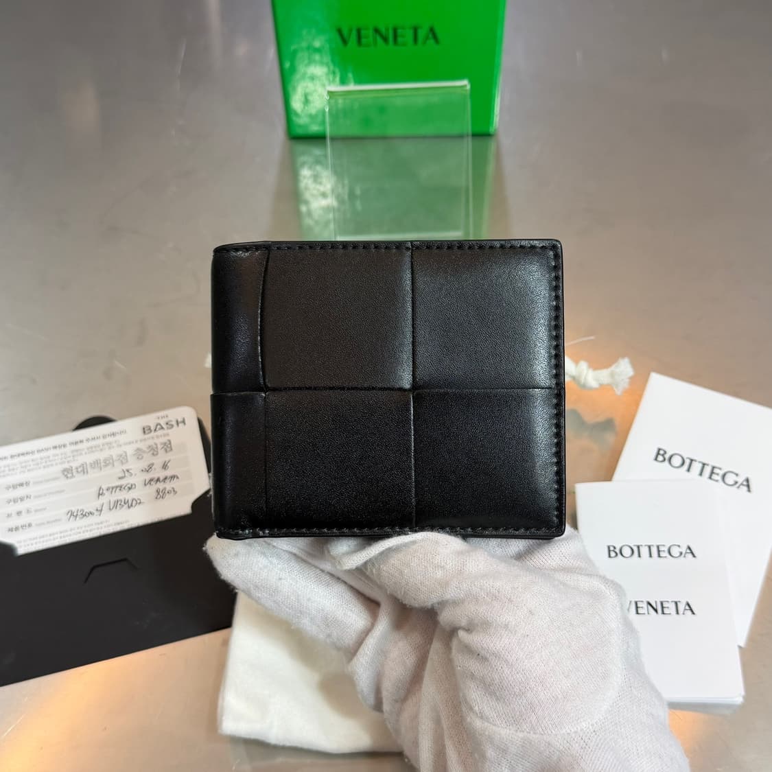 [리오브전포점] 보테가베네타 인트레치아토 레더 카세트 반지갑 상품이미지2
